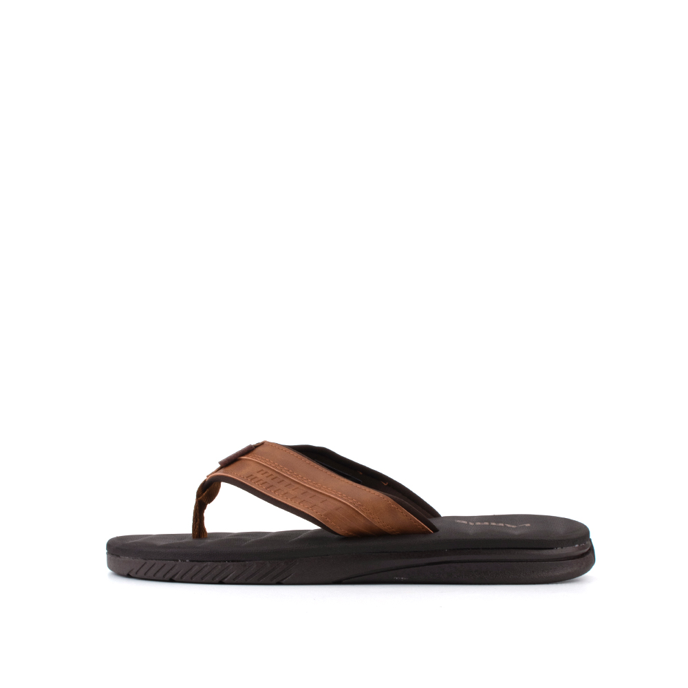 LARRIE Men Brown Toe Post Sandals