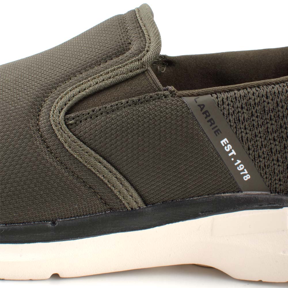 LARRIE Men Olive New Arrival Perfect Festive Slip On Shoes 552301-WA1SV-7P-OLIVE - Image 3