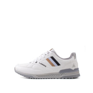 LARRIE Men White Comfy Stylish Lace Up Sneakers 582306-WA1SV-0P-WHITE