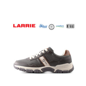 LARRIE Men Dark Grey All Day Comfort Wear Cushioned Sneakers 582309-WA1SV-13P-D.GREY