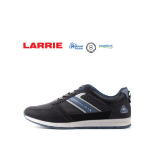 LARRIE Men Black Outdoor Platform Casual Sneakers 582407-TB1SV-1P-BLACK