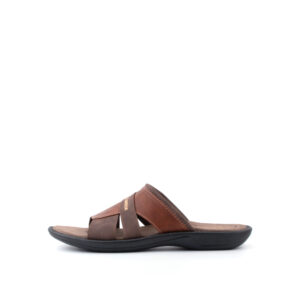 LARRIE Men Brown Slip On Wide Sliders