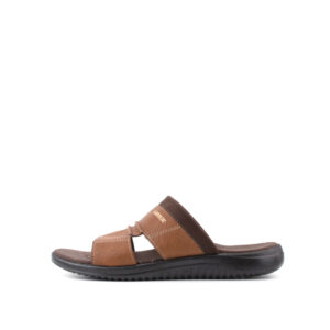 LARRIE Men Tan Wide Comfort Walking Sandals