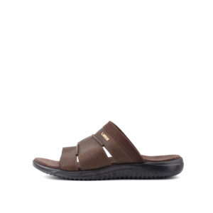 LARRIE Men Dark Coffee Wide Comfort Walking Sandals