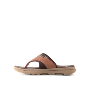 LARRIE Men Brown All Day Comfort Sliders (Big Size Available)