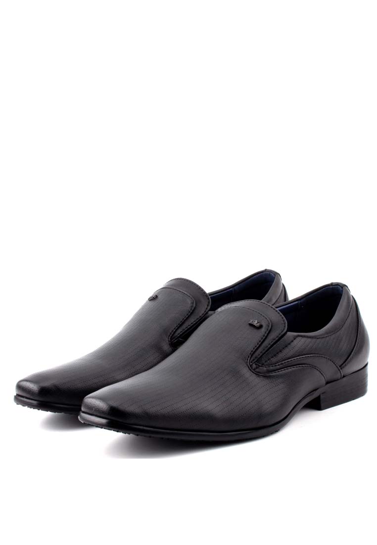 LR LARRIE Men Black Slip On Smart Casual Business Wear - Image 7
