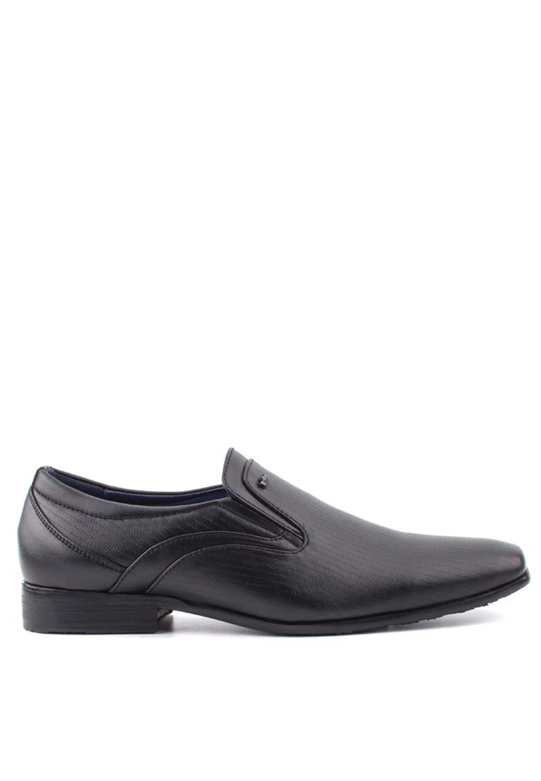 LR LARRIE Men Black Slip On Smart Casual Business Wear - Image 6