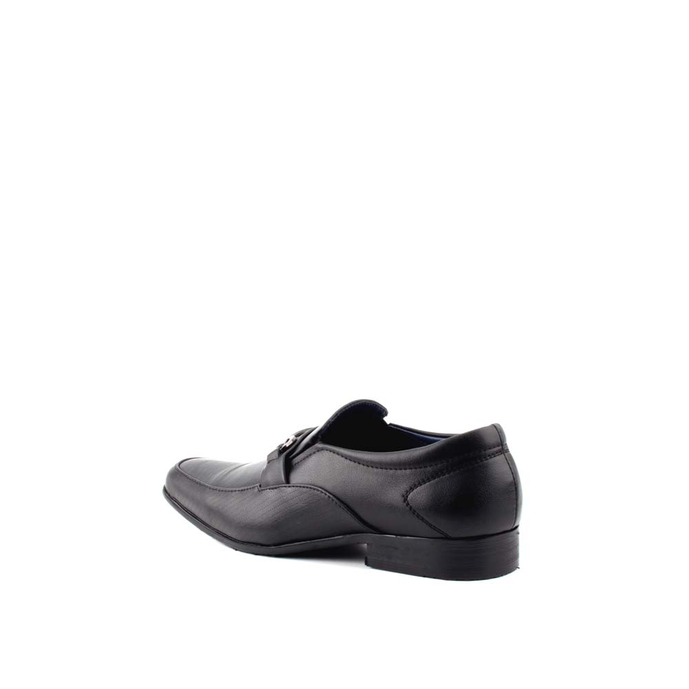 LR LARRIE Men Black Metal Clip Slip On Smart Casual Business Wear - Image 6