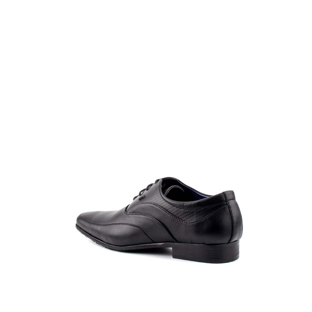LR LARRIE Men Black Closed Lace Smart Casual Business Wear - Image 6