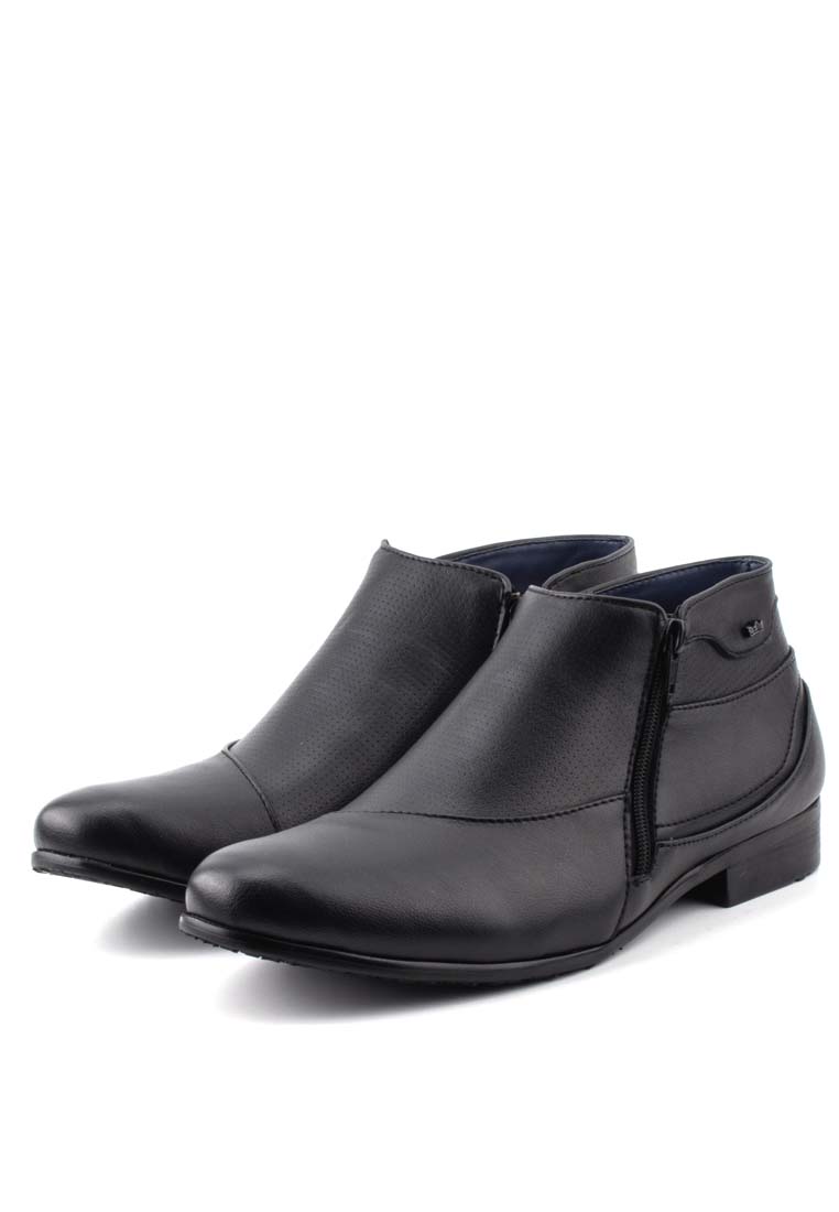 LR LARRIE Men Black Smart Casual Office Wear Boots - Image 7