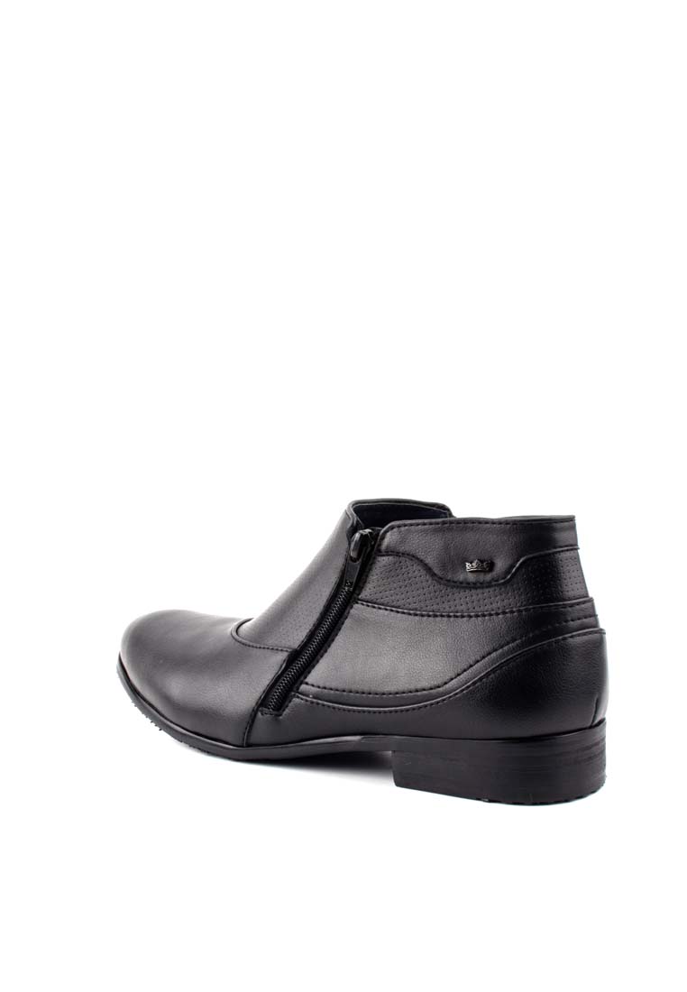 LR LARRIE Men Black Smart Casual Office Wear Boots - Image 5