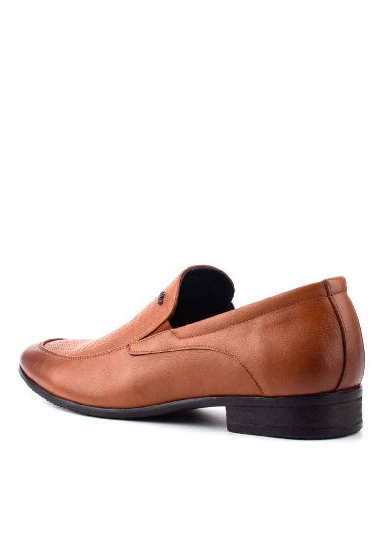 LR LARRIE Men Brown Smooth Classy Slip On Business Shoes - Image 5