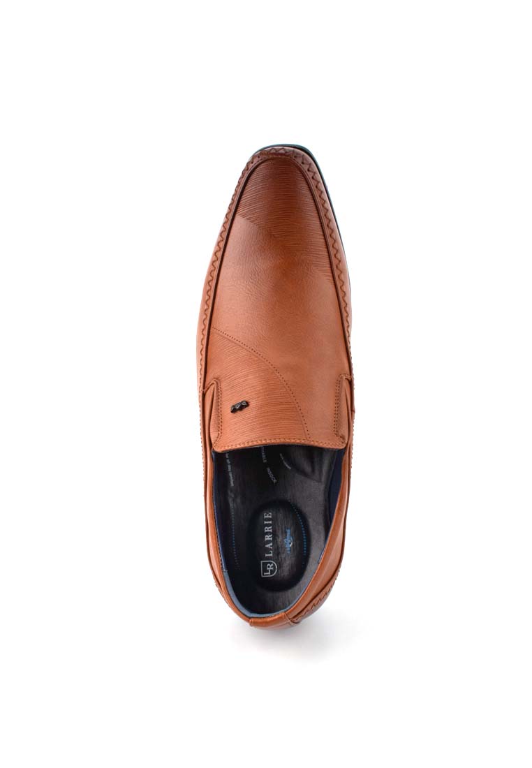 LR LARRIE Men Brown Classy Stitched Formal Loafers - Image 3