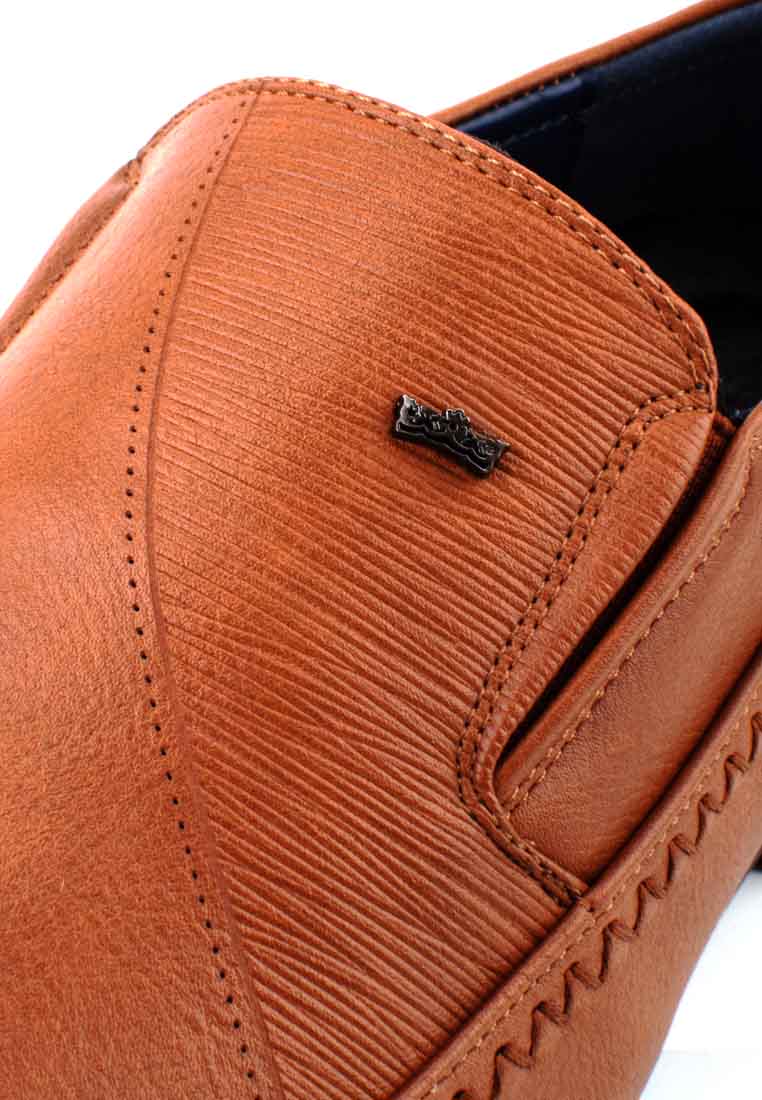 LR LARRIE Men Brown Classy Stitched Formal Loafers - Image 2