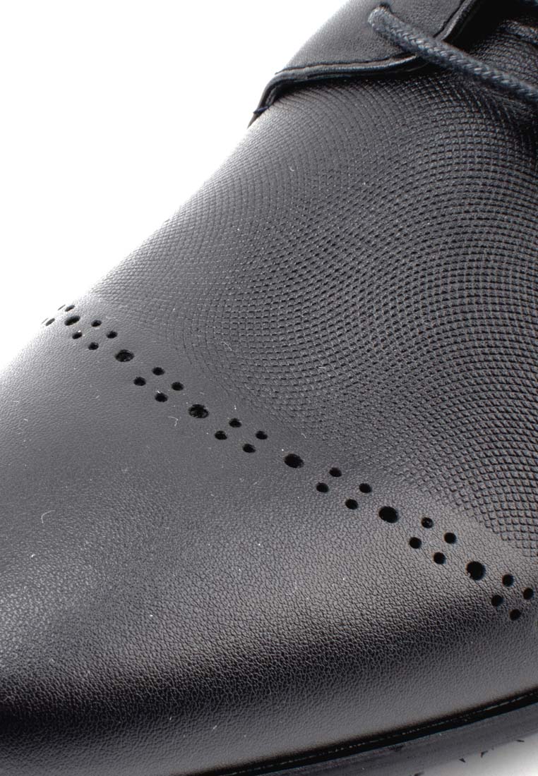 LR LARRIE Men Black All Match Laceup Casual Oxford Shoes - Image 4