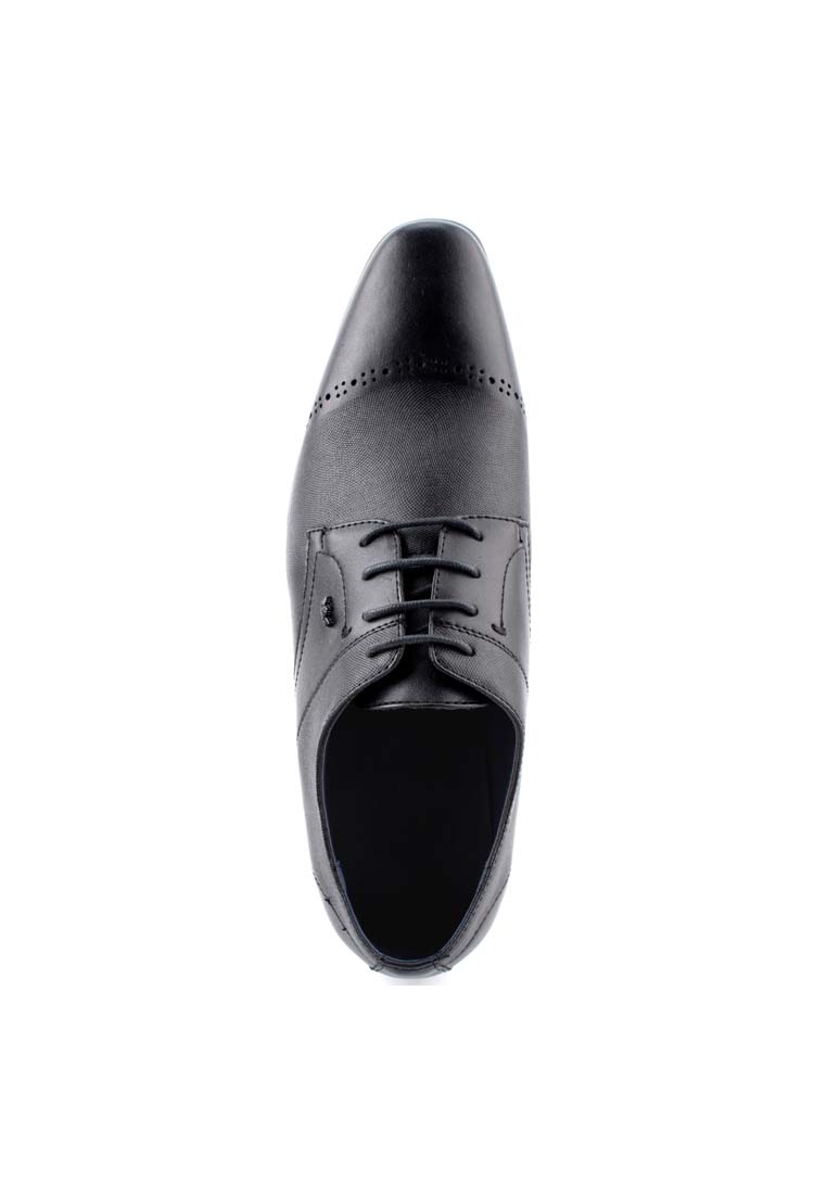 LR LARRIE Men Black All Match Laceup Casual Oxford Shoes - Image 3