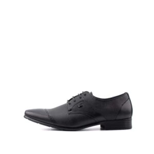 LR LARRIE Men Black All Match Laceup Casual Oxford Shoes
