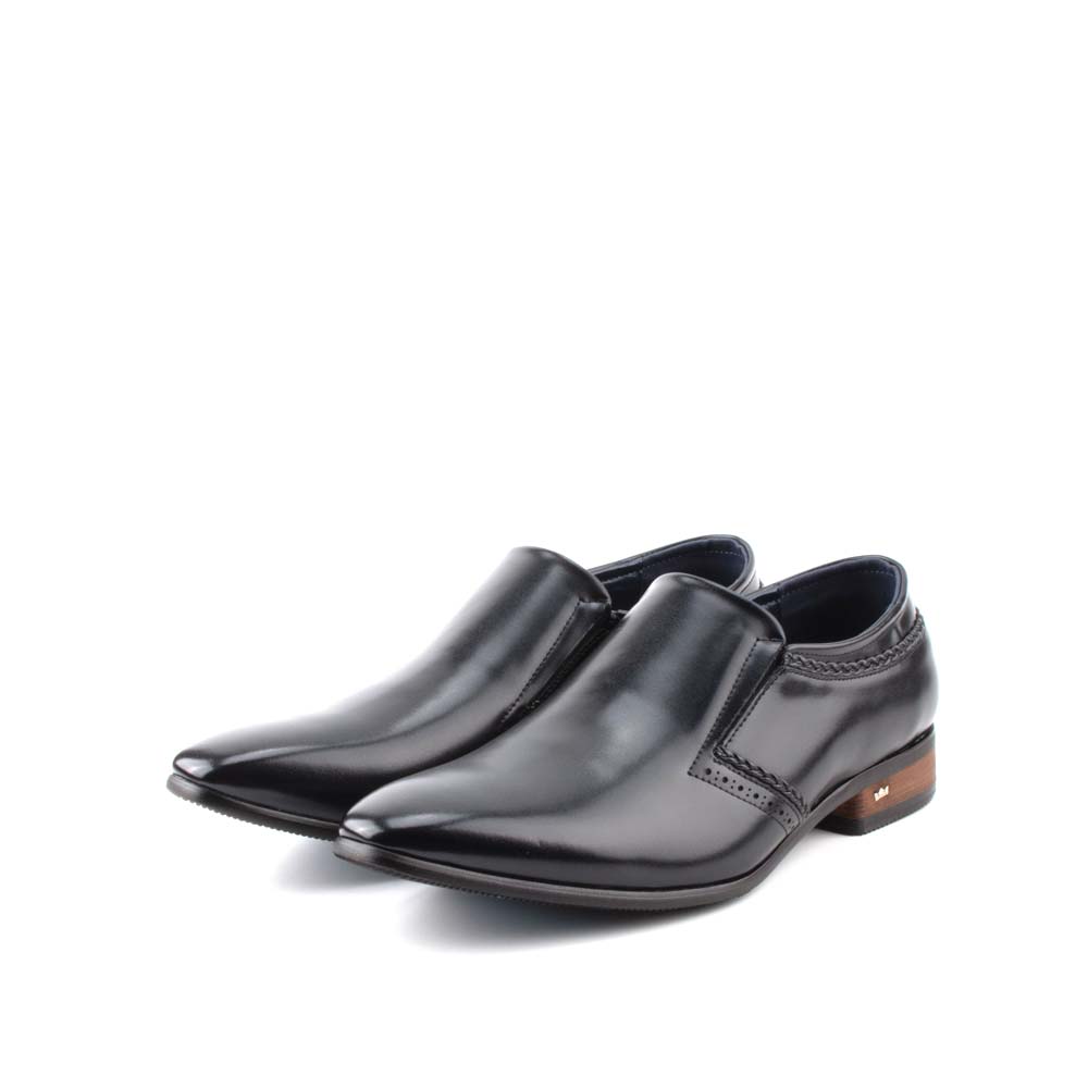 LR LARRIE Men Black Smooth and Shiny Formal Shoes - Image 6