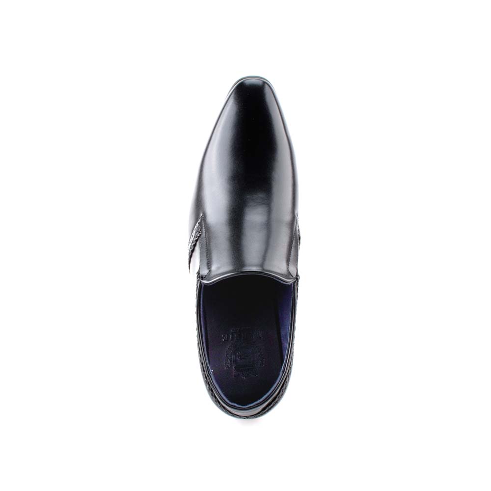 LR LARRIE Men Black Smooth and Shiny Formal Shoes - Image 3