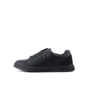 LR LARRIE Men's Black Premium Sneakers