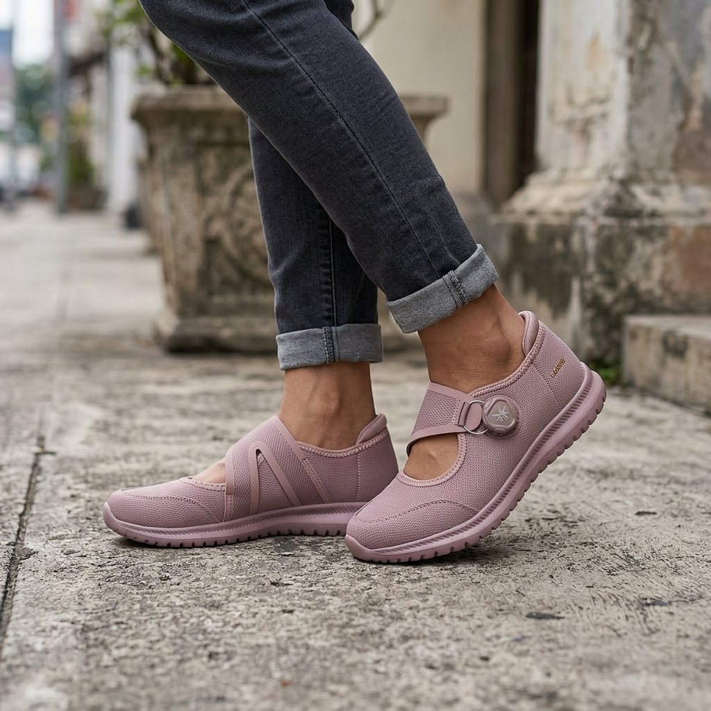 LARRIE Ladies Emma Water Repellent Sneakers - Image 3