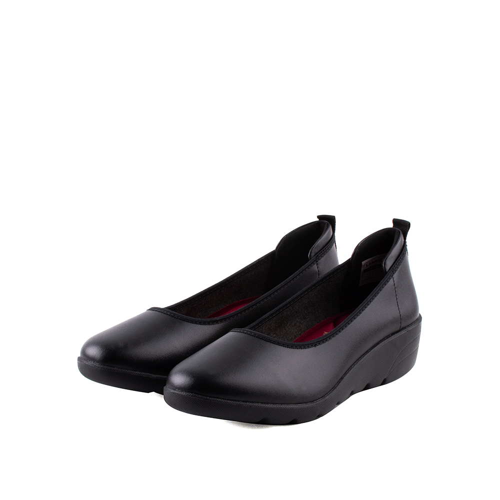 LARRIE Women Xena Black Formal Comfort Slip-On - L32403-RI02SV-1-BLACK - Image 2