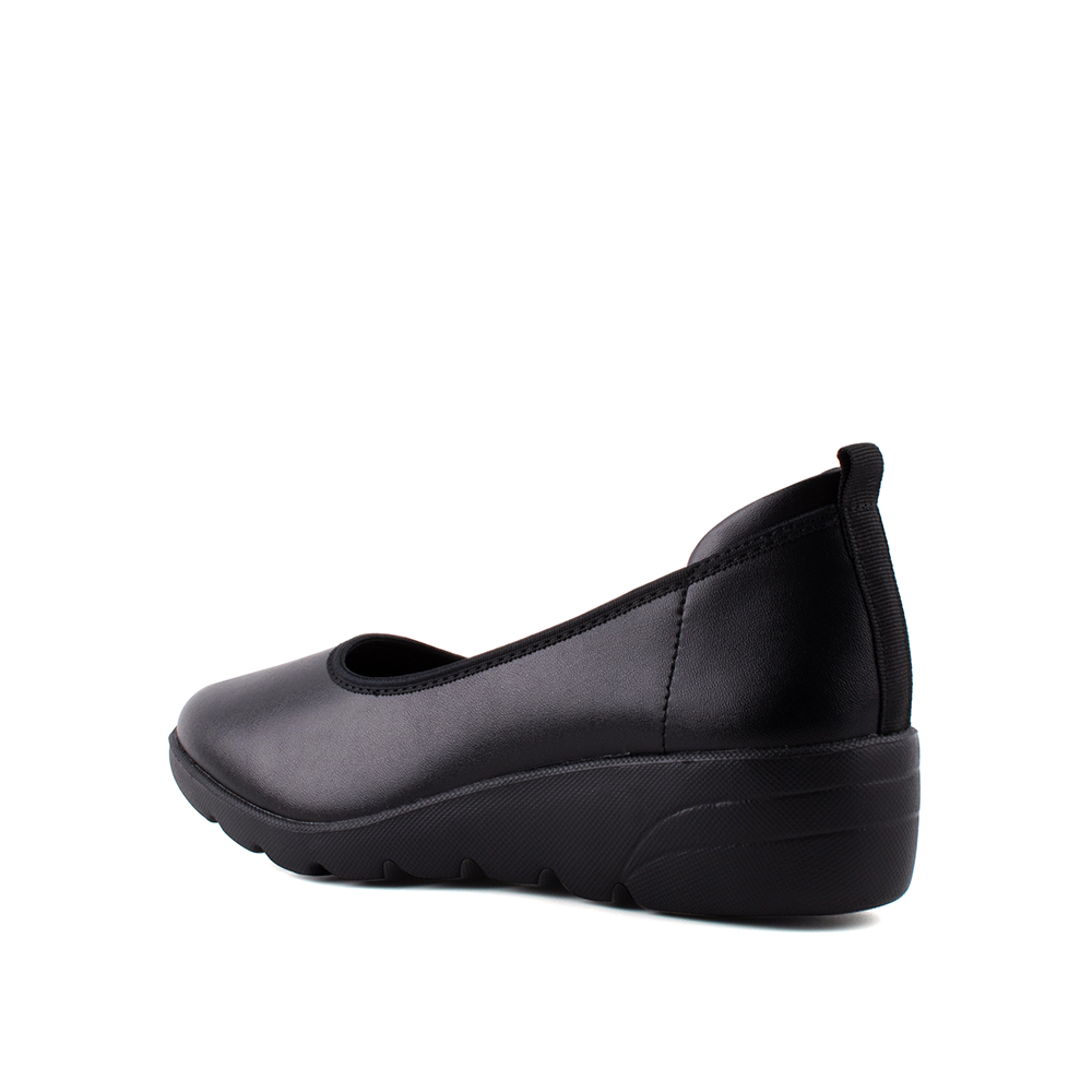 LARRIE Women Xena Black Formal Comfort Slip-On - L32403-RI02SV-1-BLACK - Image 3