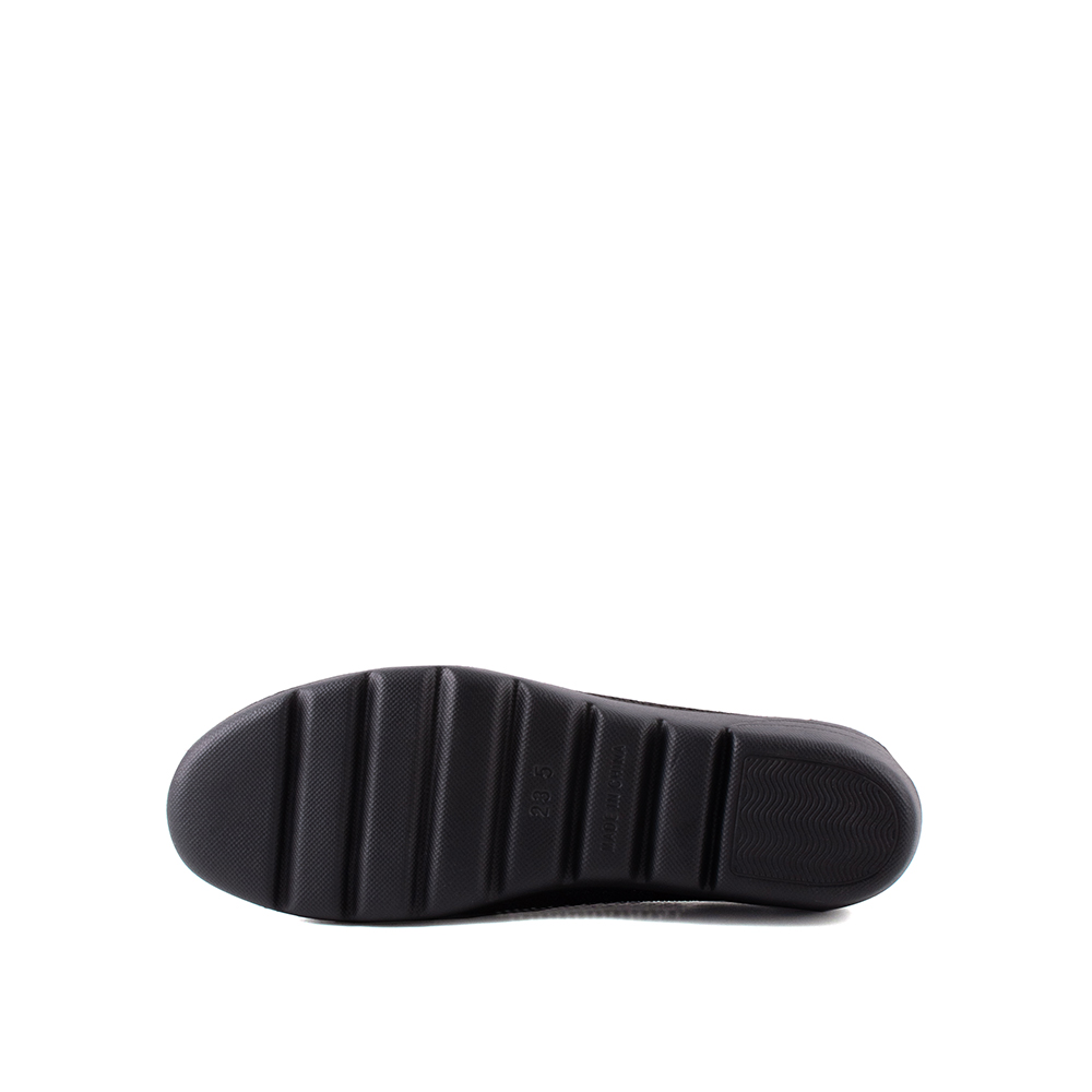 LARRIE Women Xena Black Formal Comfort Slip-On - L32403-RI03SV-1-BLACK - Image 5