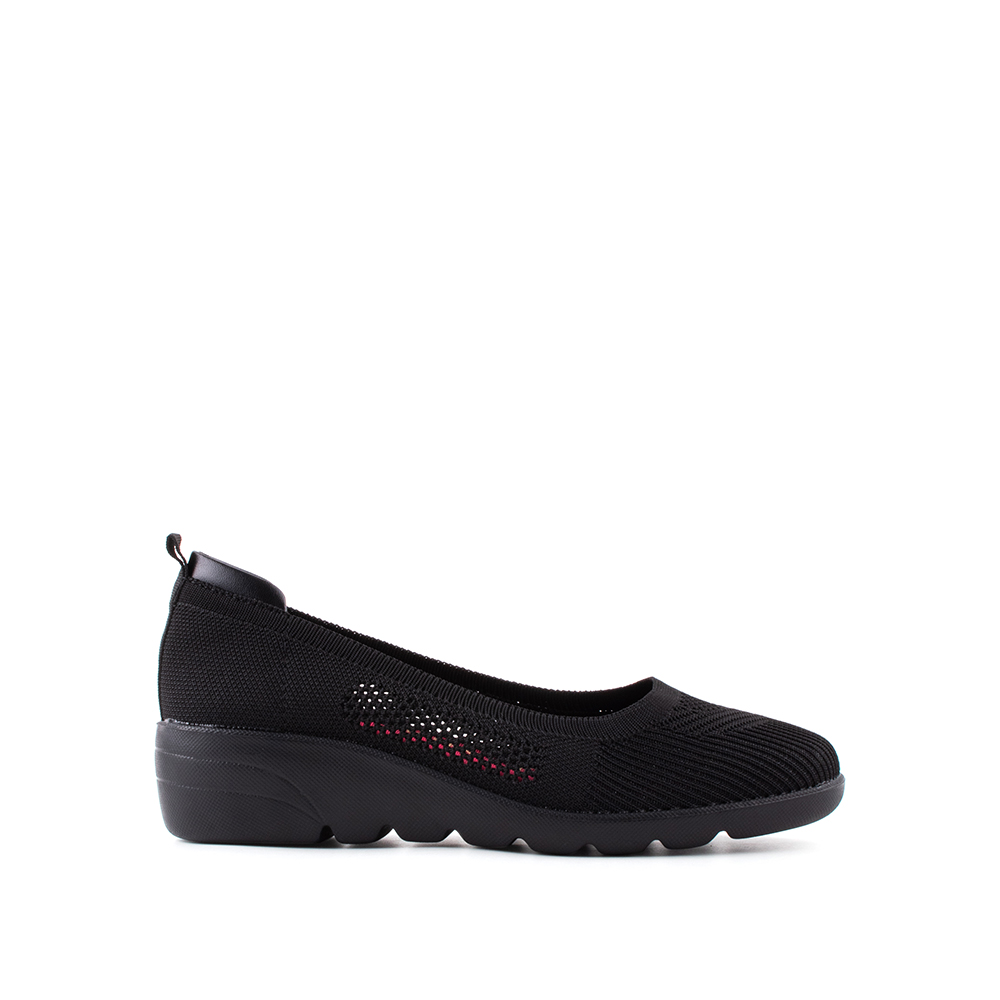 LARRIE Women Xena Black Formal Comfort Slip-On - L32403-RI03SV-1-BLACK - Image 7