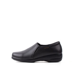 LARRIE Ladies Pauline Black Business Comfort Heels