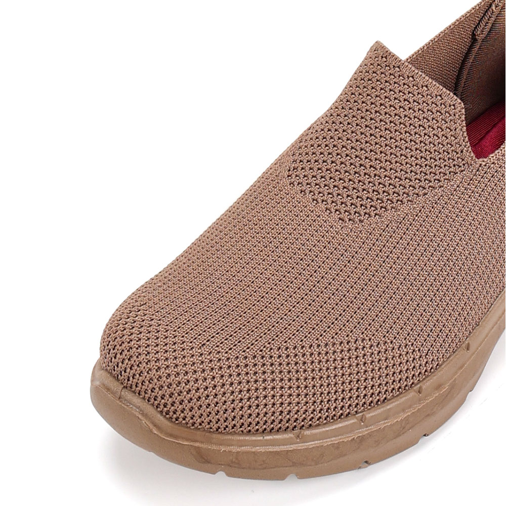 LARRIE Ladies Khaki Joanne Cushion Slip-On - L62306-MM01SV-6-KHAKI - Image 4