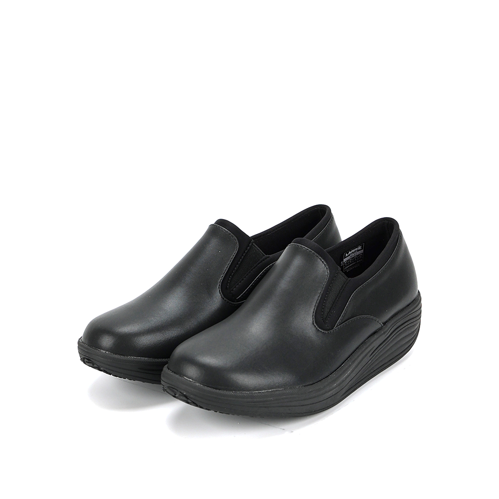 LARRIE Ladies Black Zuri Everyday Comfort Wedge - Image 2