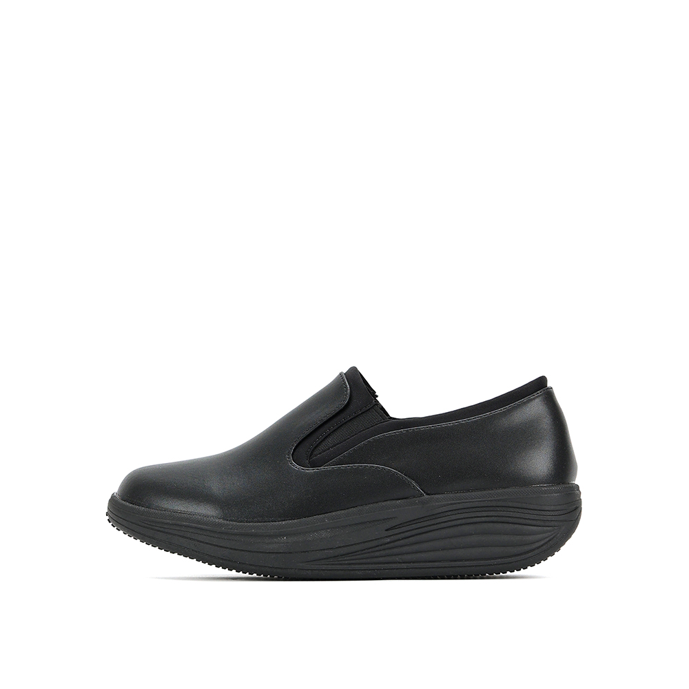 LARRIE Ladies Black Zuri Everyday Comfort Wedge