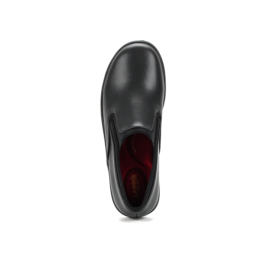 LARRIE Ladies Black Zuri Everyday Comfort Wedge - Image 5