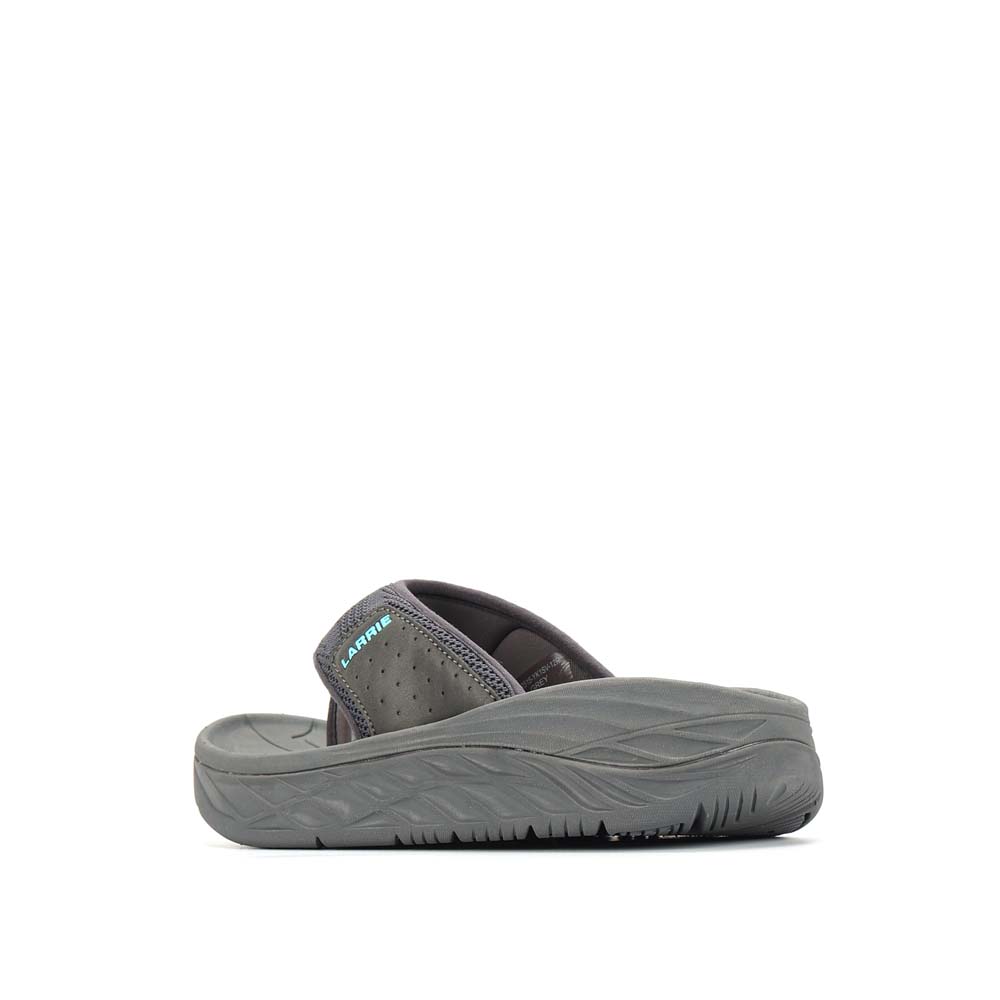 LARRIE Men Grey Cushion Soles Comfy Sandals 592515-YK1SV-12P-GREY - Image 7
