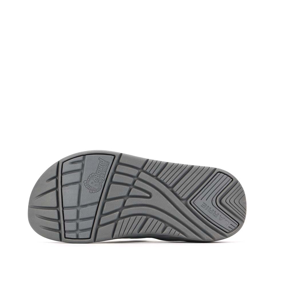 LARRIE Men Grey Cushion Soles Comfy Sandals 592515-YK1SV-12P-GREY - Image 2