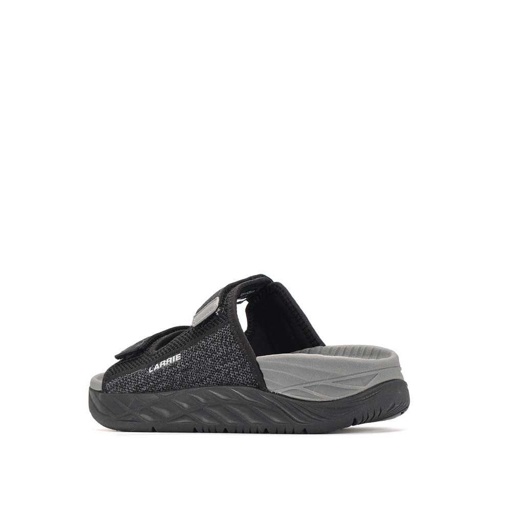 LARRIE Men Black All Day Max Rest Comfy Sandals 592515-YK2SV-1P-BLACK - Image 6