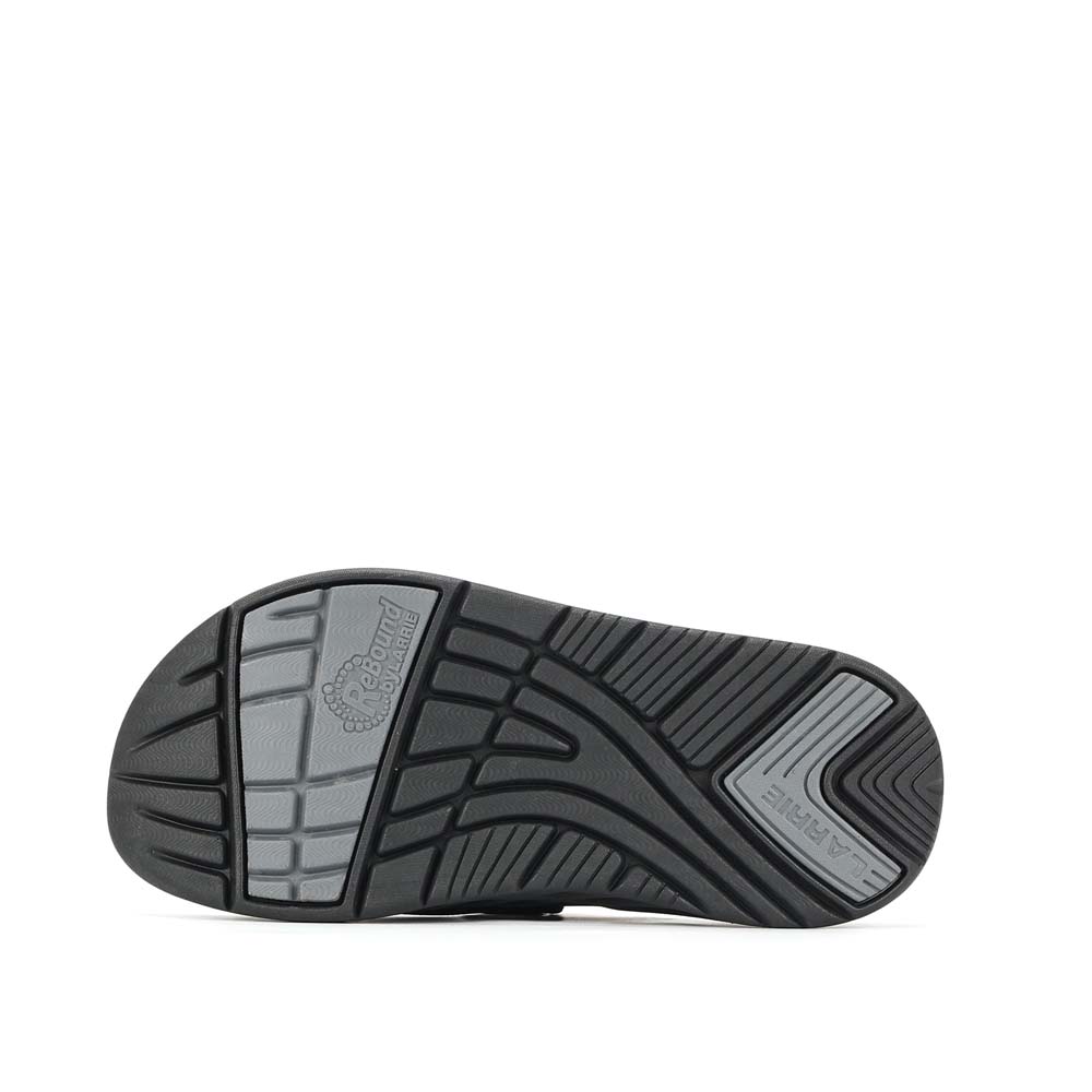 LARRIE Men Black All Day Max Rest Comfy Sandals 592515-YK2SV-1P-BLACK - Image 3