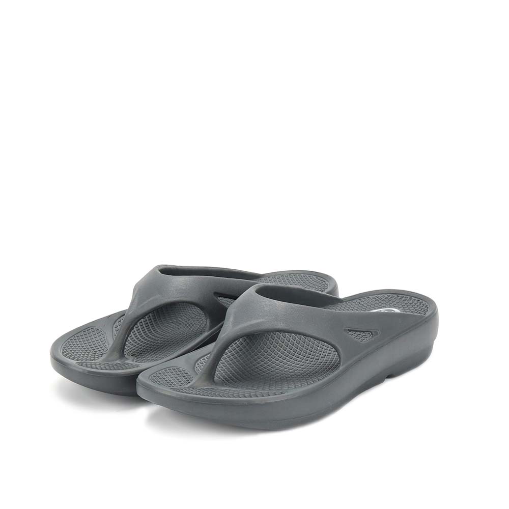 LARRIE Men Grey Durable Light Weight Casual Flip Flops 592505-CS1SV-12P-GREY - Image 7