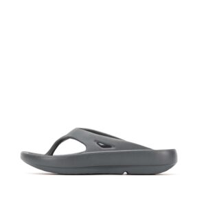 LARRIE Men Grey Durable Light Weight Casual Flip Flops 592505-CS1SV-12P-GREY