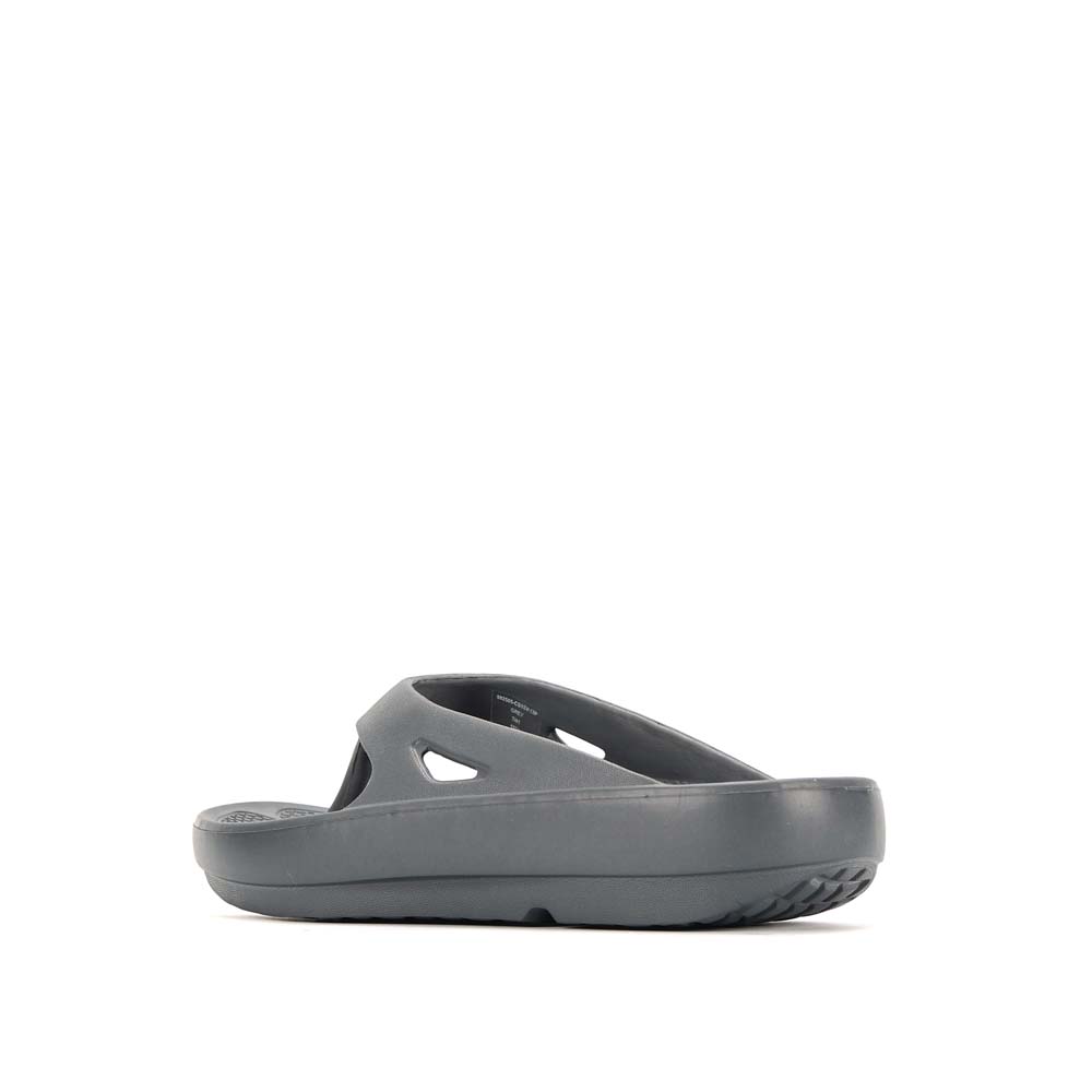 LARRIE Men Grey Durable Light Weight Casual Flip Flops 592505-CS1SV-12P-GREY - Image 6