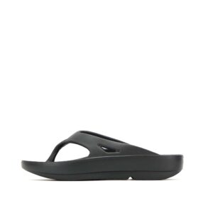 LARRIE Men Black Durable Light Weight Casual Flip Flops 592505-CS1SV-1P-BLACK