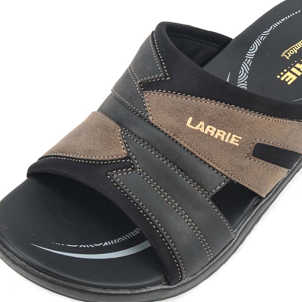 LARRIE Men Olive Comfy Feet Slip On Sliders 592512-682SV-7P-OLIVE - Image 5