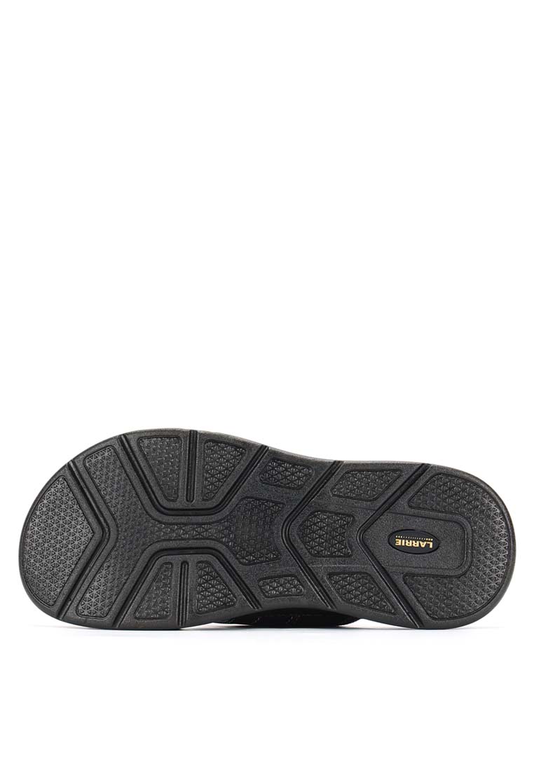 LARRIE Men Dark Grey Soothe Sole Comfy Toe-Loop Sandals 592514-681SV-13P-D.GREY - Image 2