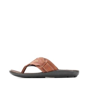 LARRIE Men Brown Breeze Walk Casual Comfort Thongs 592581-681SV-3P-BROWN
