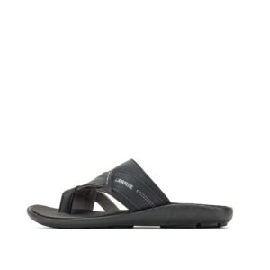 LARRIE Men Black Breeze Walk Casual Comfort Slippers 592581-682SV-1P-BLACK