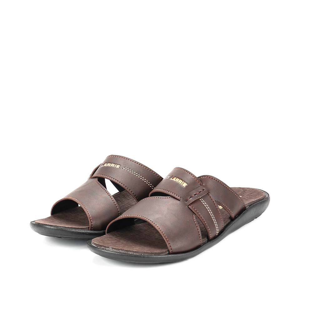 LARRIE Men Coffee Breeze Walk Casual Open Toe Sandals 592581-683SV-33P-COFFEE - Image 7