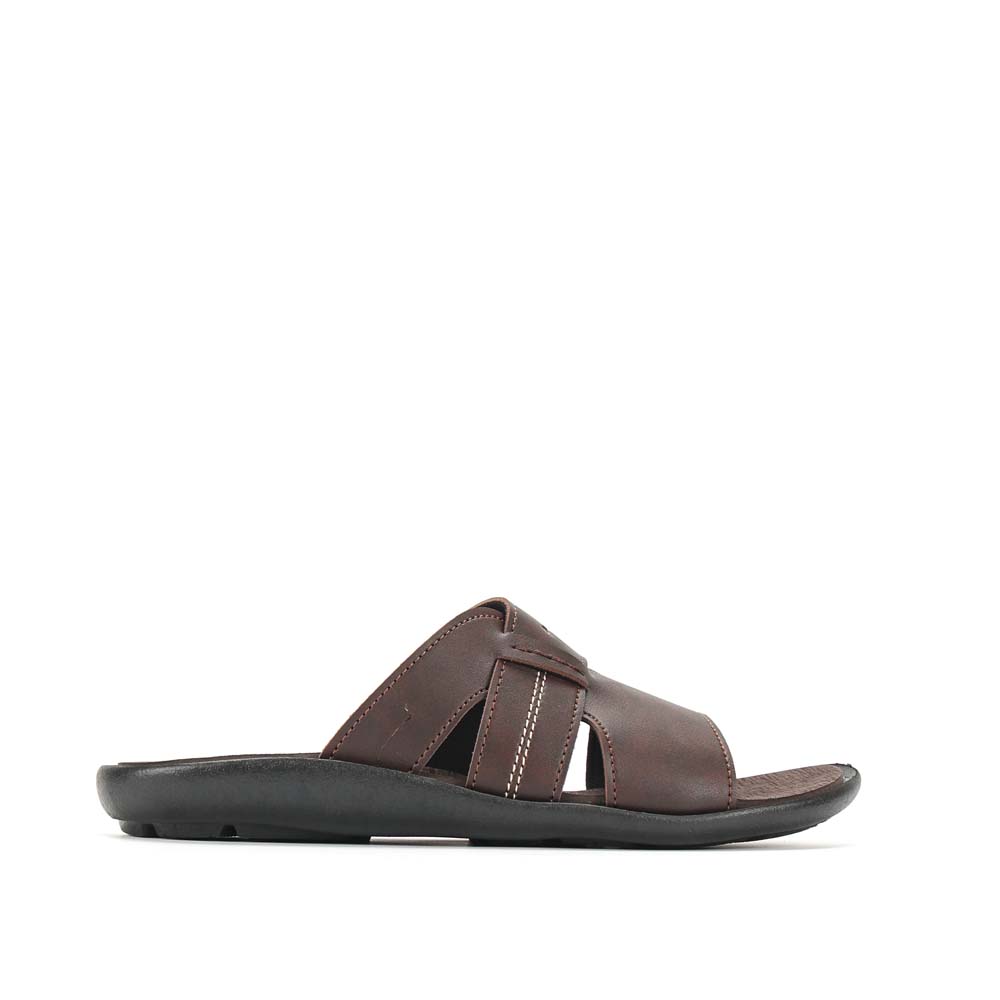 LARRIE Men Coffee Breeze Walk Casual Open Toe Sandals 592581-683SV-33P-COFFEE - Image 2