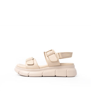 LARRIE Ladies Comfort PU Buckle Sandals