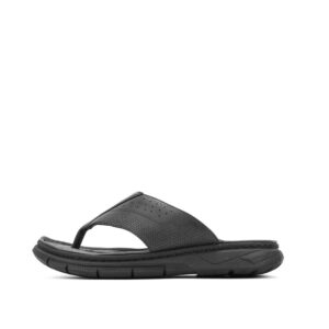 LARRIE Men Black Easy-Going Comfort Sandals